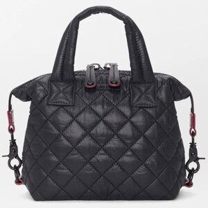 MZ Wallace Black Micro Sutton Crossbody Bag